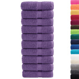 Vidaxl Guest wipes Solund 10 st 600 g m² 30x30 cm Purple