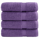 Vidaxl Towels Solund 4 pcs 600 g m² 50x100 cm Purple