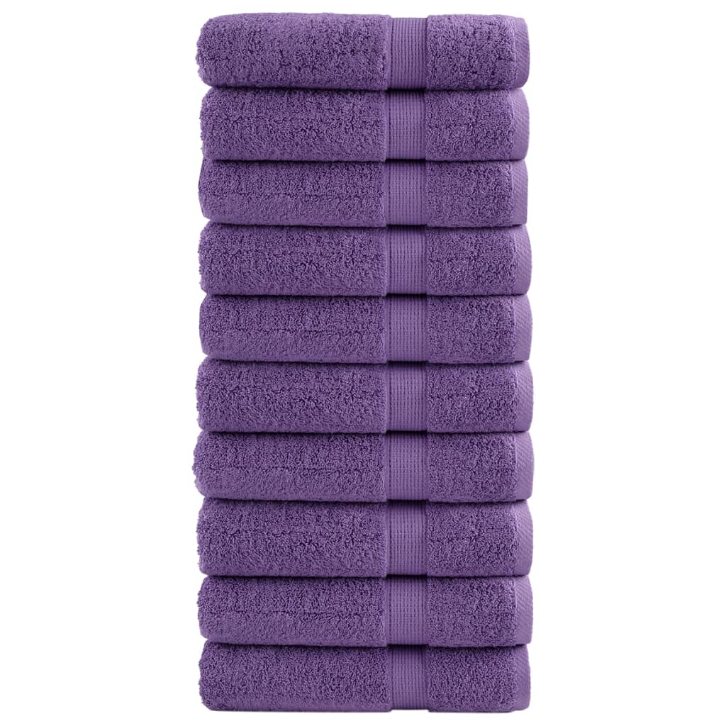 Vidaxl Bath towels Solund 10 st 600 g m² 100x150 cm