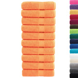 Vidaxl Bath towels Solund 10 st 600 g m² 100x150 cm