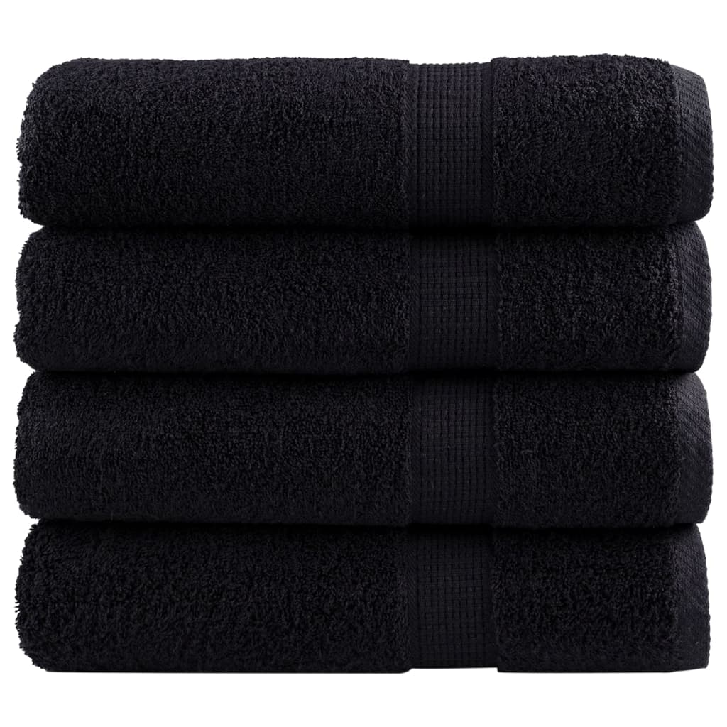 Vidaxl Bath towels Solund 4 pcs 600 g m² 100x150 cm