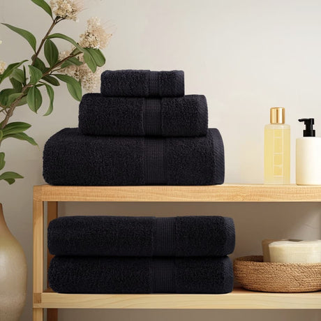 Asciugamani da bagno VidaXL solund 4 pezzi 600 g m² 100x150 cm