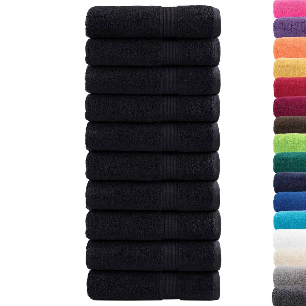 Vidaxl Bath towels Solund 10 st 600 g m² 100x150 cm