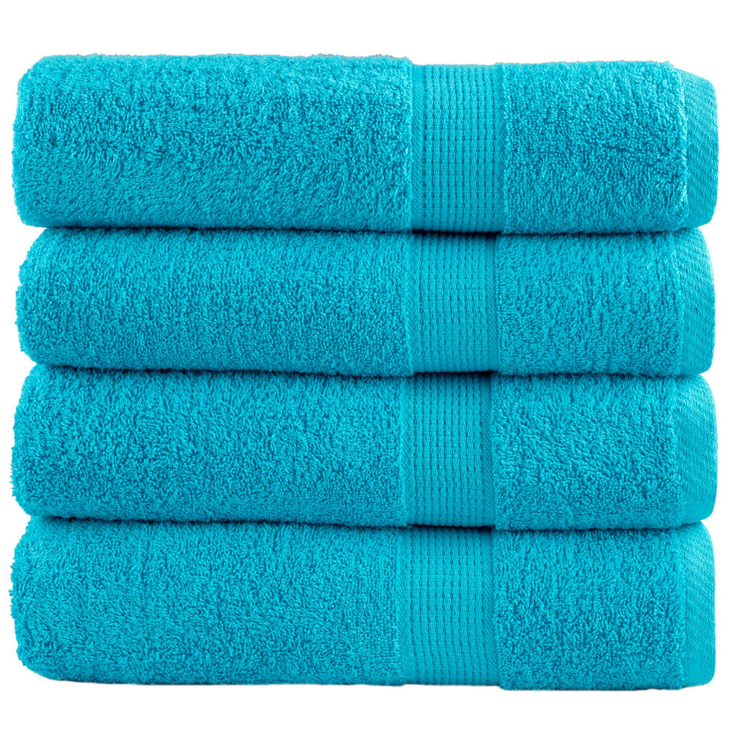 Vidaxl Bath towels Solund 4 pcs 600 g m² 100x150 cm