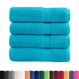 Vidaxl Bath towels Solund 4 pcs 600 g m² 100x150 cm