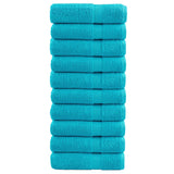 Vidaxl Bath towels Solund 10 st 600 g m² 100x150 cm