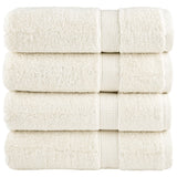 Toallas de baño Vidaxl Solund 4 PCS 600 g m² 100x150 cm