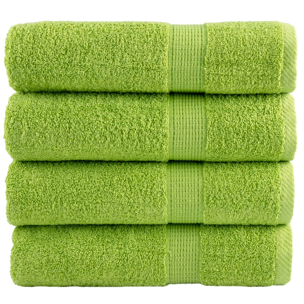 Vidaxl Bath towels Solund 4 pcs 600 g m² 100x150 cm