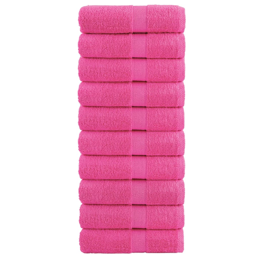 Vidaxl gastendoekjes solund 10 st 600 g m² 30x30 cm roze