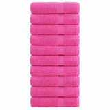 Vidaxl Toalls Solund 10 st 600 g m² 50x100 cm rosa