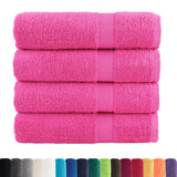 Vidaxl Bad Towel Solits 4 PCS 600 g m² 70x140 cm upa