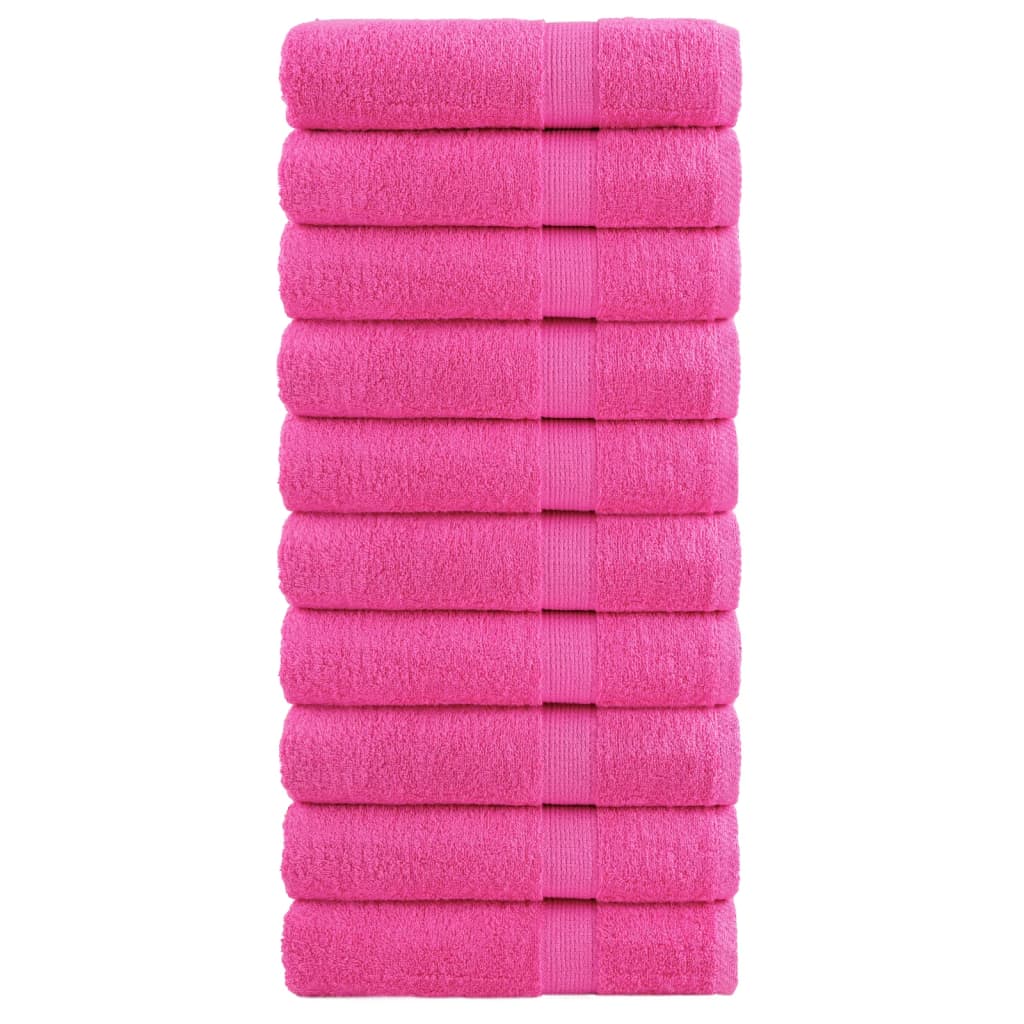 Vidaxl Bath towels Solund 10 st 600 g m² 100x150 cm