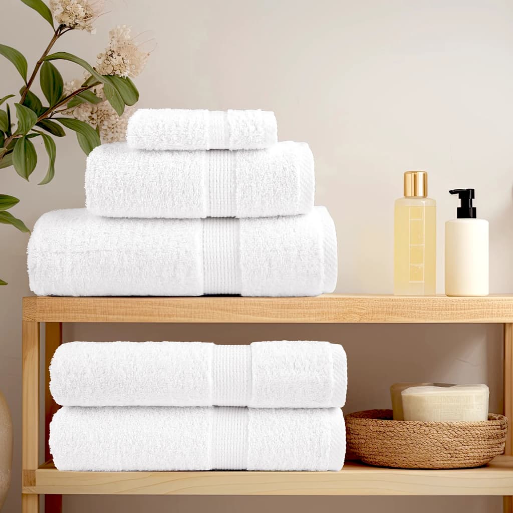 Vidaxl 12-piece towel set Solund 600 g m² White