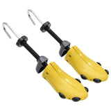 VidaXL Shoe spanners with shoehorn EU 41-46 plastic yellow