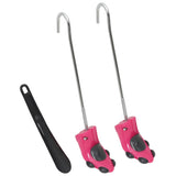 Vidaxl Shoe Spanners con scarpa eu 34-40 di plastica rosa