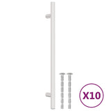 Vidaxl handles 10 st 192 mm stainless steel silver colored