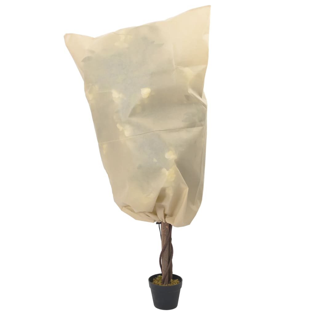 Vidaxl Fleece covers for plants with drawstring 4 st 70 g m² 0.8x0.8 m