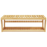 VidaXL Towel rack wall -mounted 60x25x20 cm bamboo