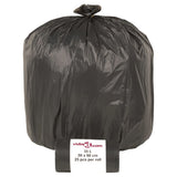 Vidaxl Bolsas de basura 250 PC 35 L Negro