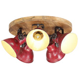 VidaXL Ceiling lamp 25 W E27 50x50x25 cm weathered red