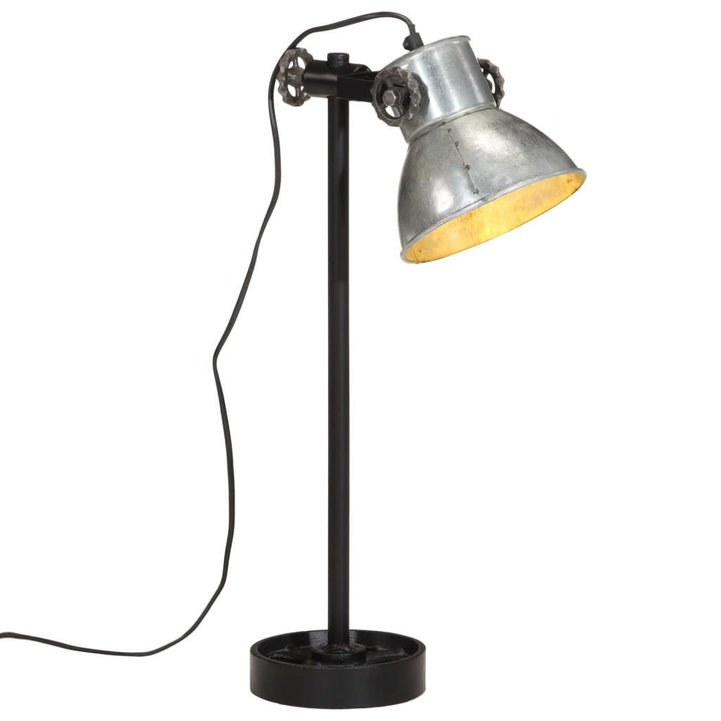 VidaXL desk lamp 25 W E27 15x15x55 cm Vintage silver colored