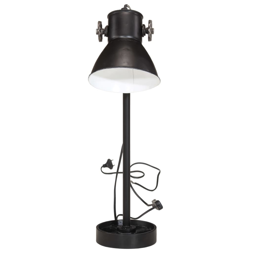 VidaXL Bureaulamp 25 W E27 15x15x55 cm zwart