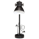 VidaXL Bureaulamp 25 W E27 15x15x55 cm zwart