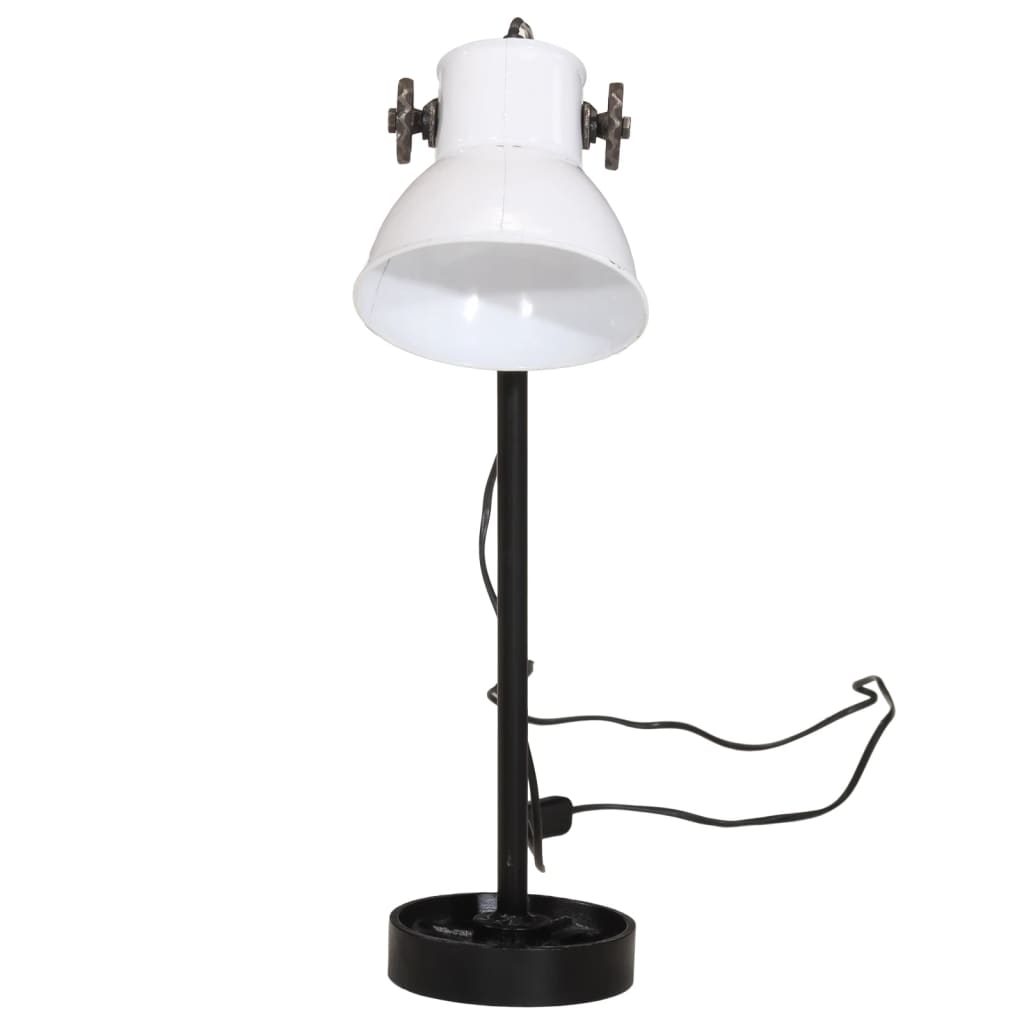 VidaXL Bureaulamp 25 W E27 15x15x55 cm wit