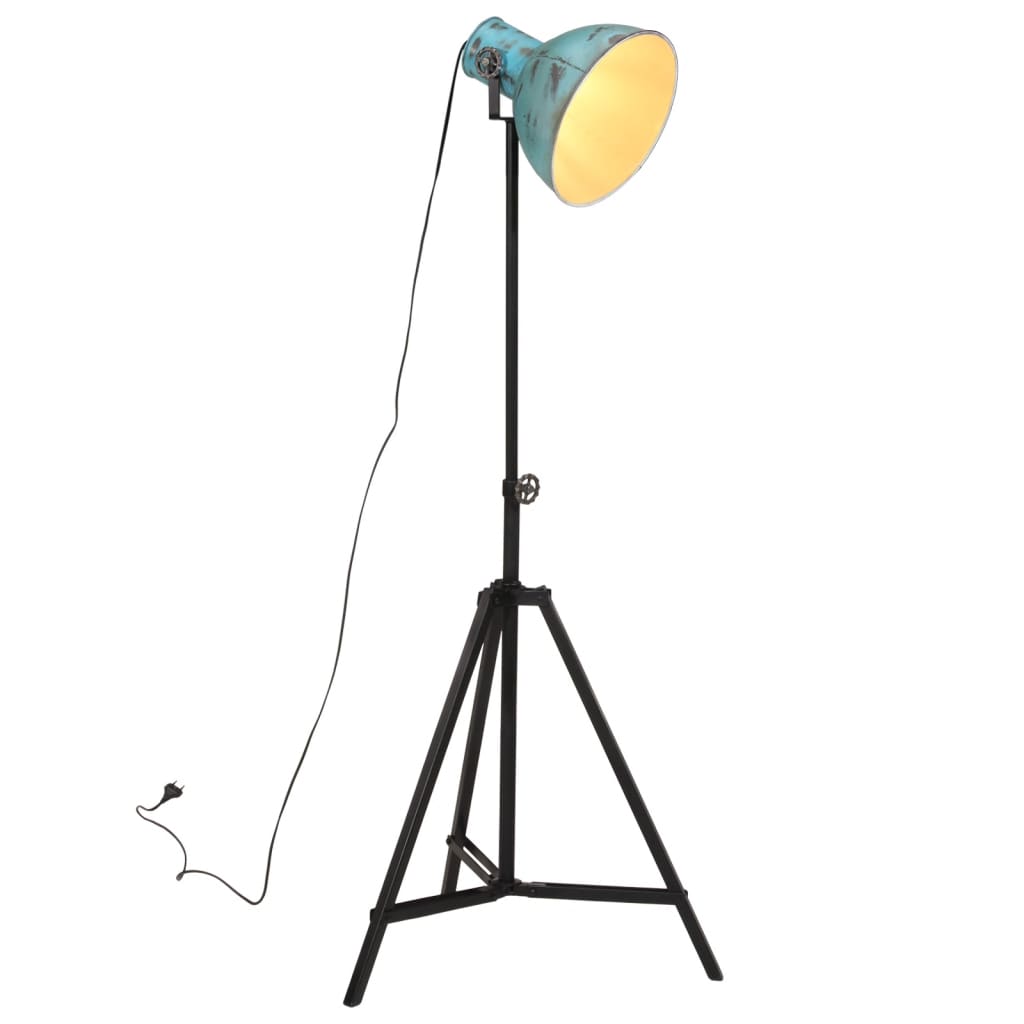 Vidaxl floor lamp 25 W E27 61x61x90 150 cm weathered blue