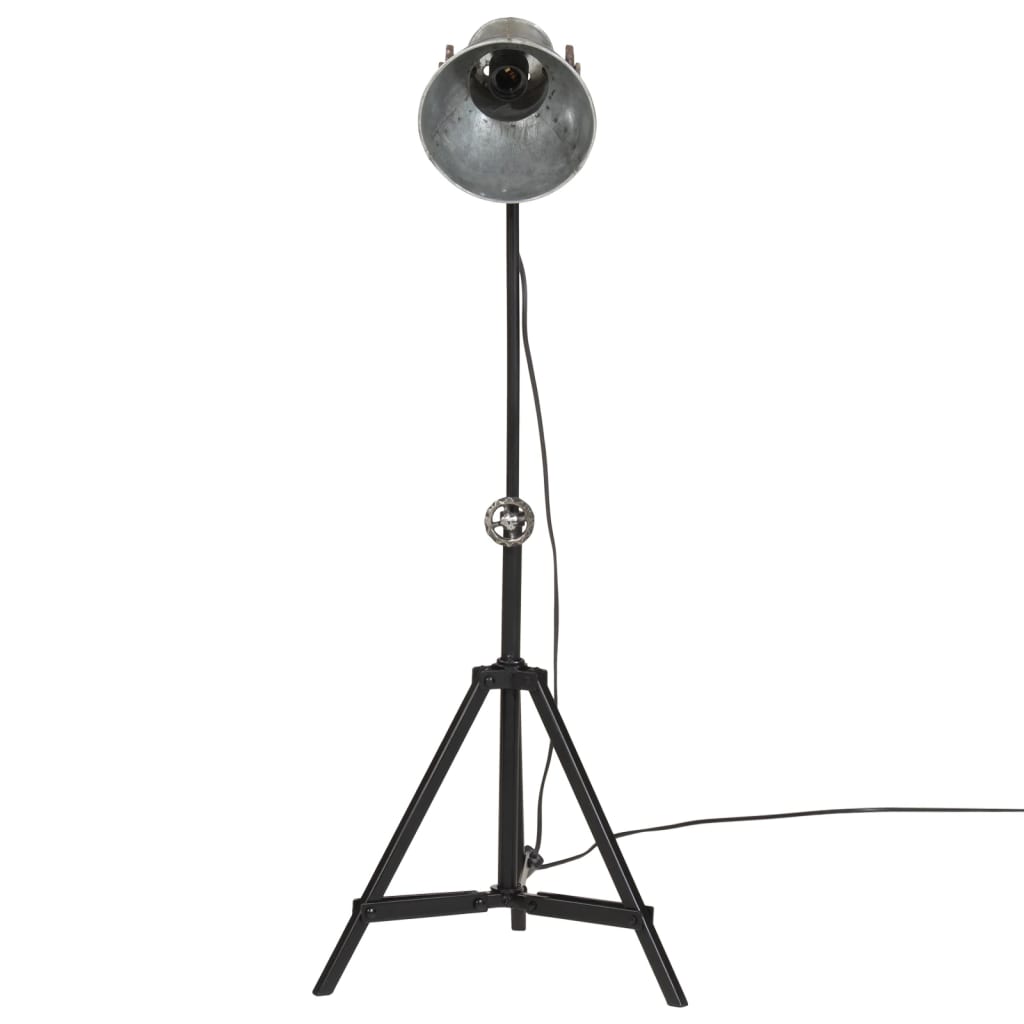 Vidaxl Floor lamp 25 W E27 35x35x65 95 cm Vintage silver colored