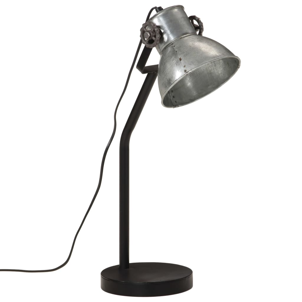 Vidaxl desk lamp 25 W E27 17x17x60 cm Vintage silver colored