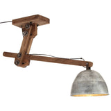 Vidaxl Lampa sufitowa 25 W E27 105x30x65-108 cm vintage srebrna kolor