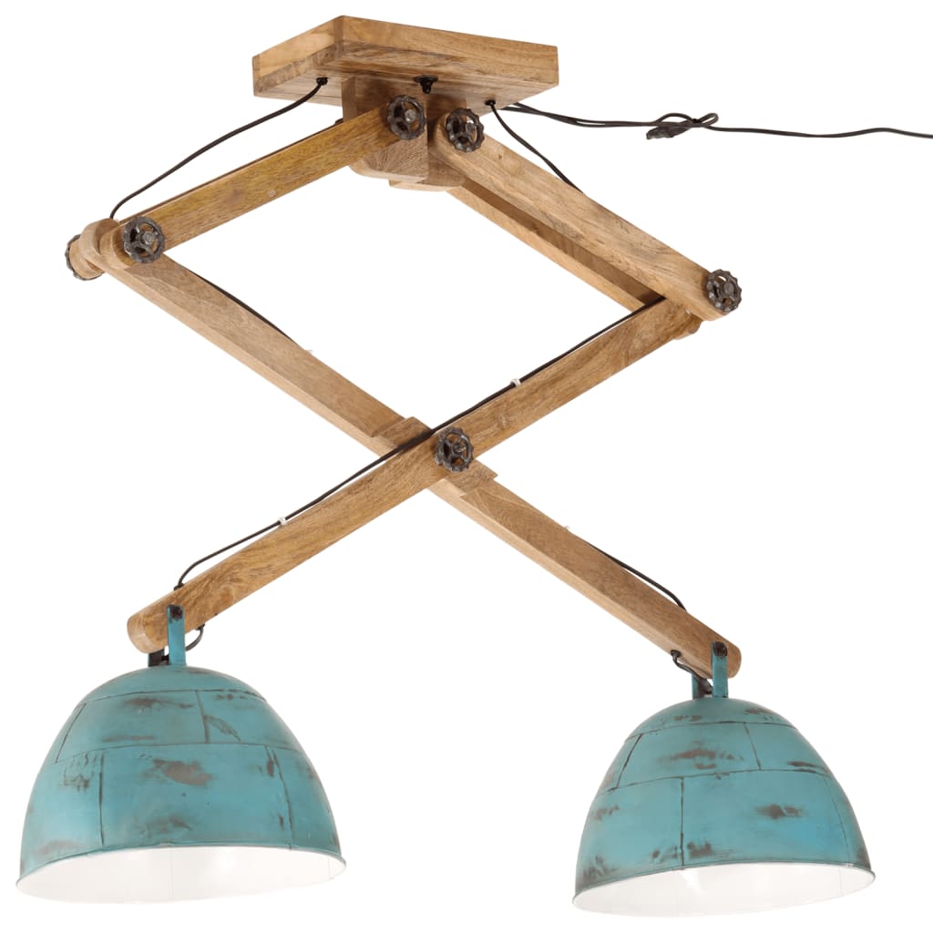 VidaXL Ceiling lamp 25 W E27 29x18x85 cm weathered blue