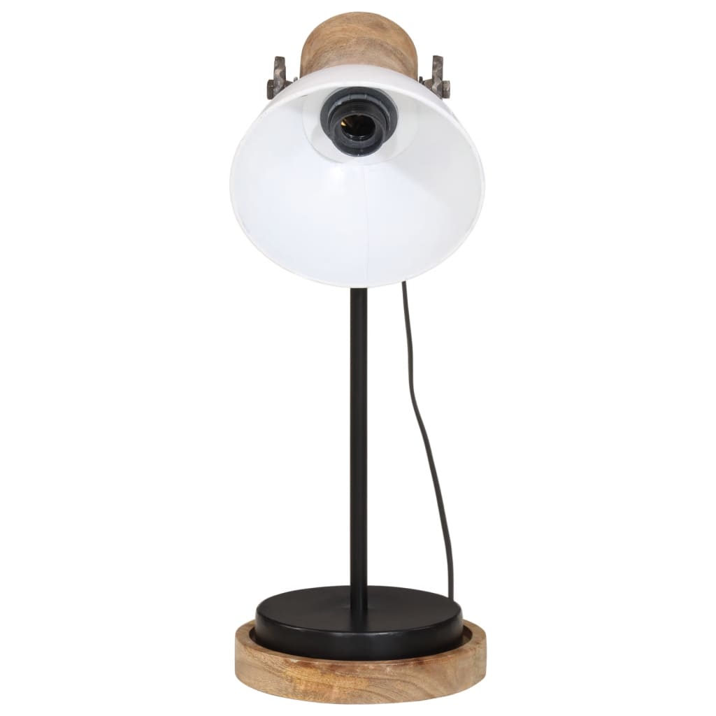 VidaXL Bureaulamp 25 W E27 17x17x50 cm wit