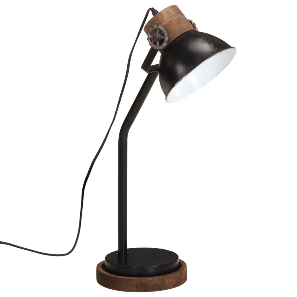 Vidaxl Desk Lamp 25 W E27 18x18x60 cm nero