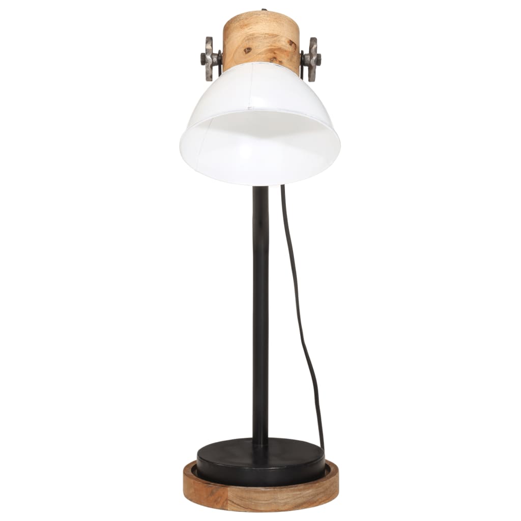 VidaXL Bureaulamp 25 W E27 18x18x60 cm wit