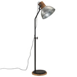 Vidaxl lampa podłogowa 25 W e27 30x30x100-150 cm vintage srebrny kolor