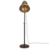 Vidaxl Floor lamp 25 W E27 30x30x100-150 cm Antique brass colored