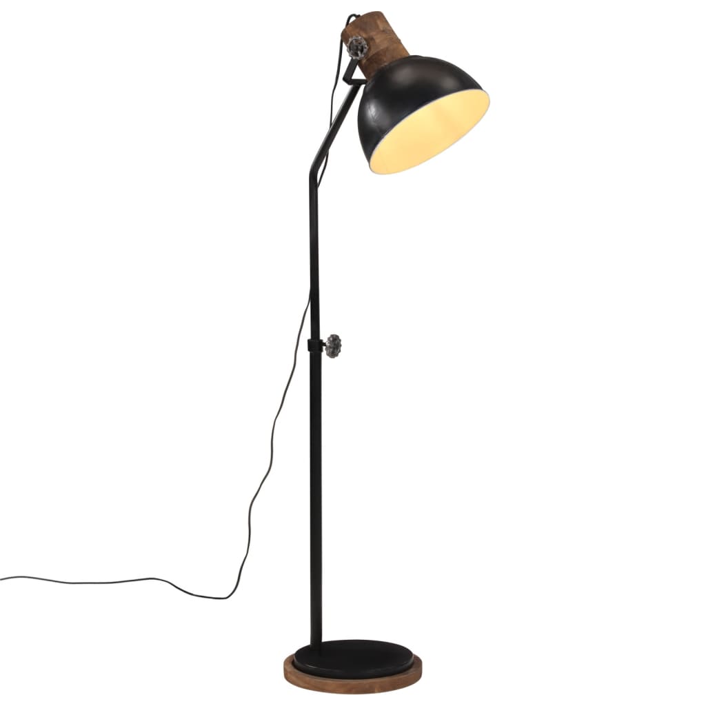 Vidaxl Floor lamp 25 W E27 30x30x100-150 cm Black