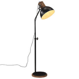 Vidaxl Floor lamp 25 W E27 30x30x100-150 cm Black