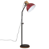 Vidaxl floor lamp 25 W E27 30x30x100-150 cm weathered red