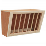 Vidaxl Hooiruif per conigli 37x18.5x23 cm Pineo solido