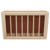 Vidaxl Hooiruif per conigli 37x18.5x23 cm Pineo solido