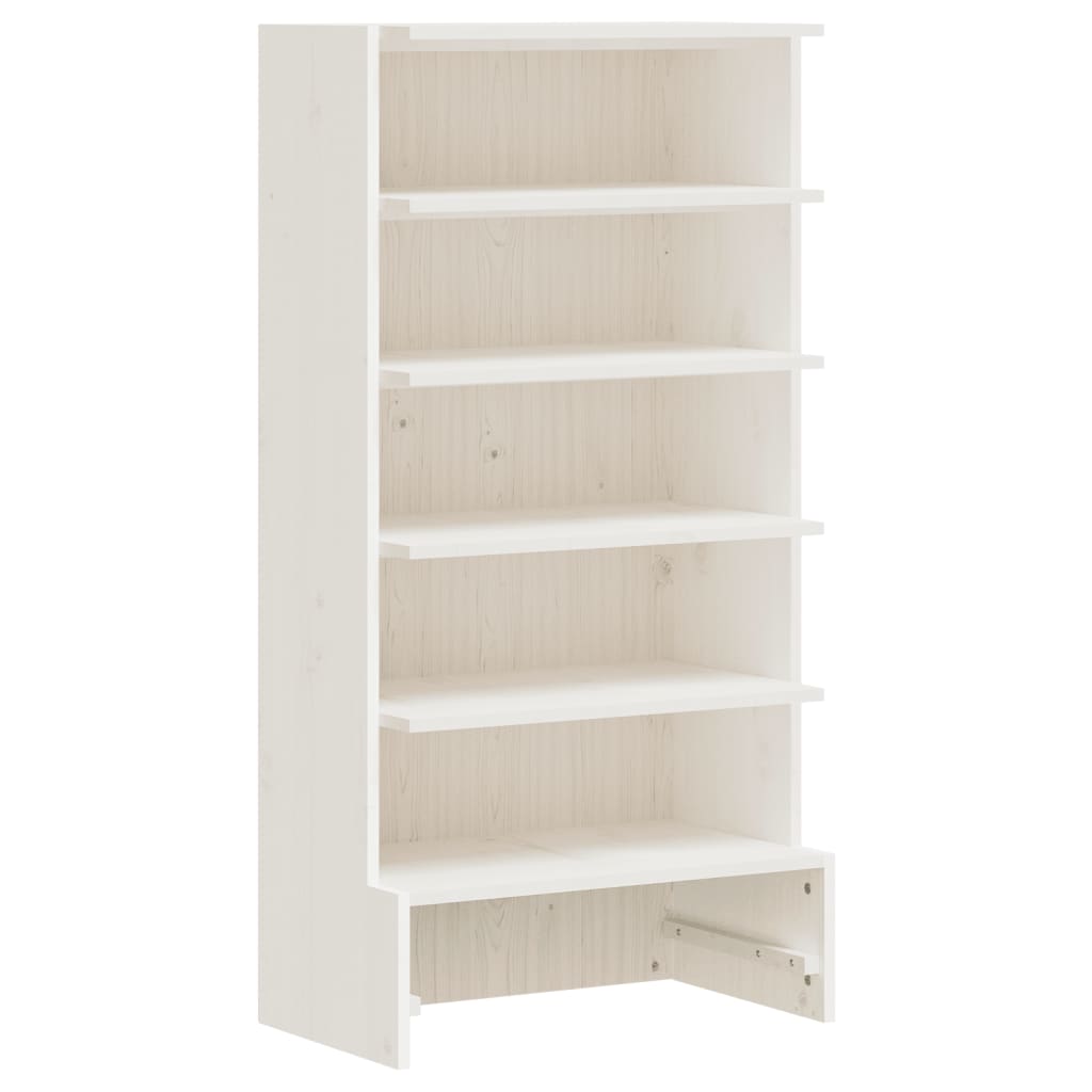 VidaXL shoe cabinet 52x30x104 cm Solid pine white