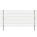 Vidaxl Fence Posts 10 St 150 cm galvanizované ocelové stříbrné barvy