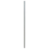 Vidaxl fence posts 10 st 200 cm galvanized steel silver colored