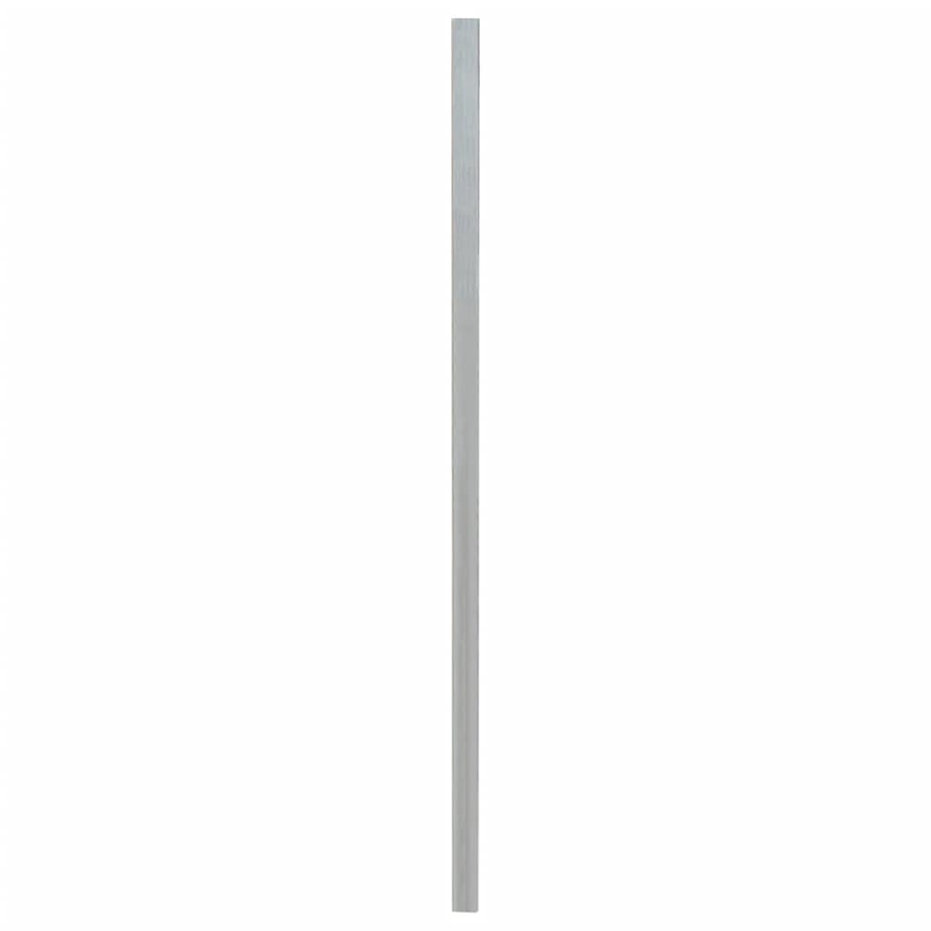 Vidaxl fence posts 20 st 200 cm galvanized steel silver colored