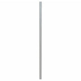 Vidaxl fence posts 20 st 200 cm galvanized steel silver colored