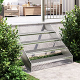 Vidaxl Step Step Grid 100x24x7 CM Galvanized Steel