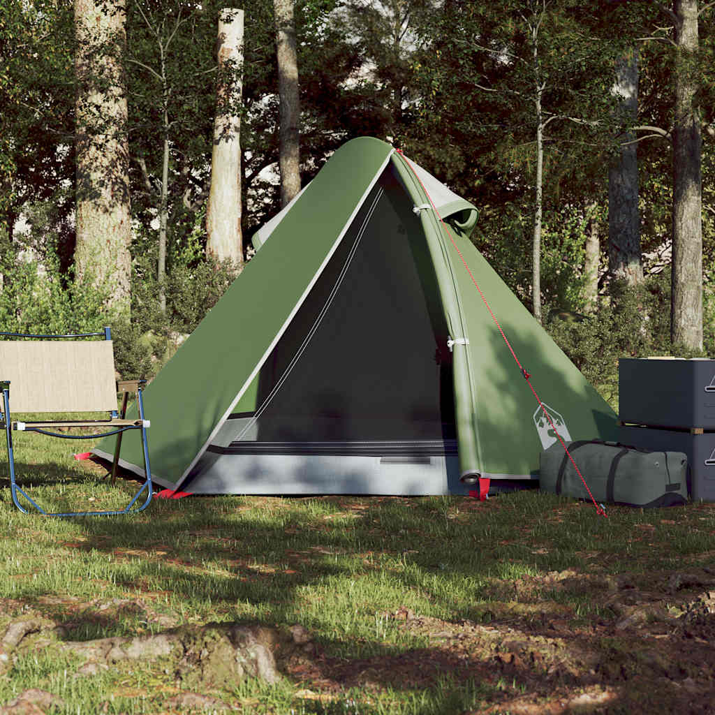 Vidaxl Dome Tent 2-osobowy wodoodporny zielony